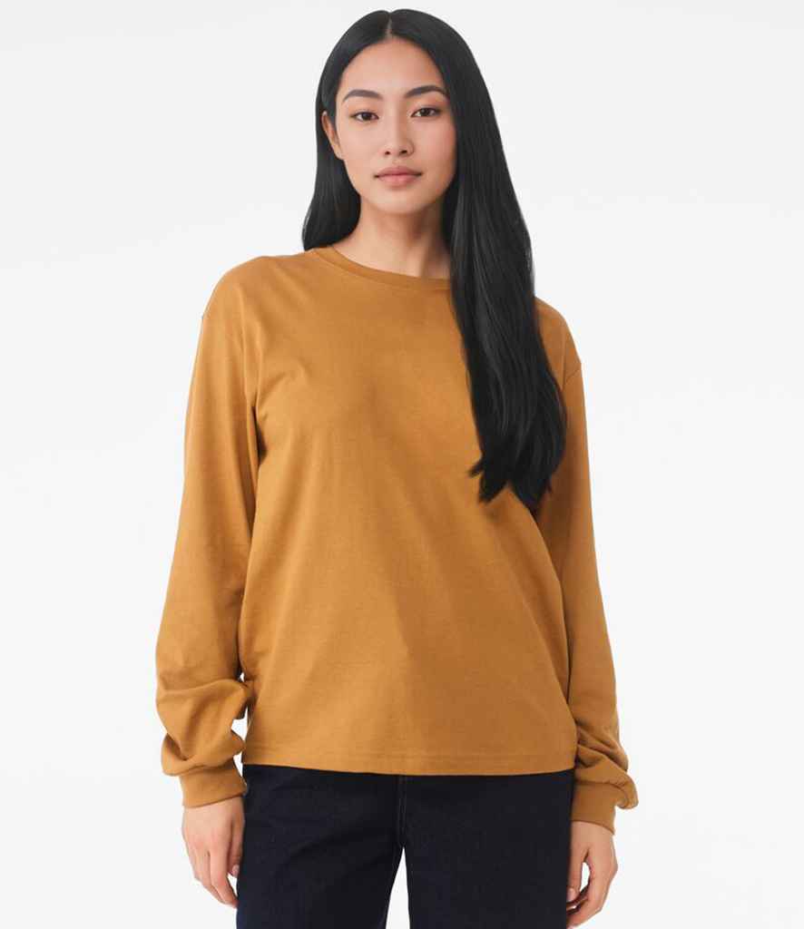Canvas Unisex Heavyweight Long Sleeve Boxy T-Shirt