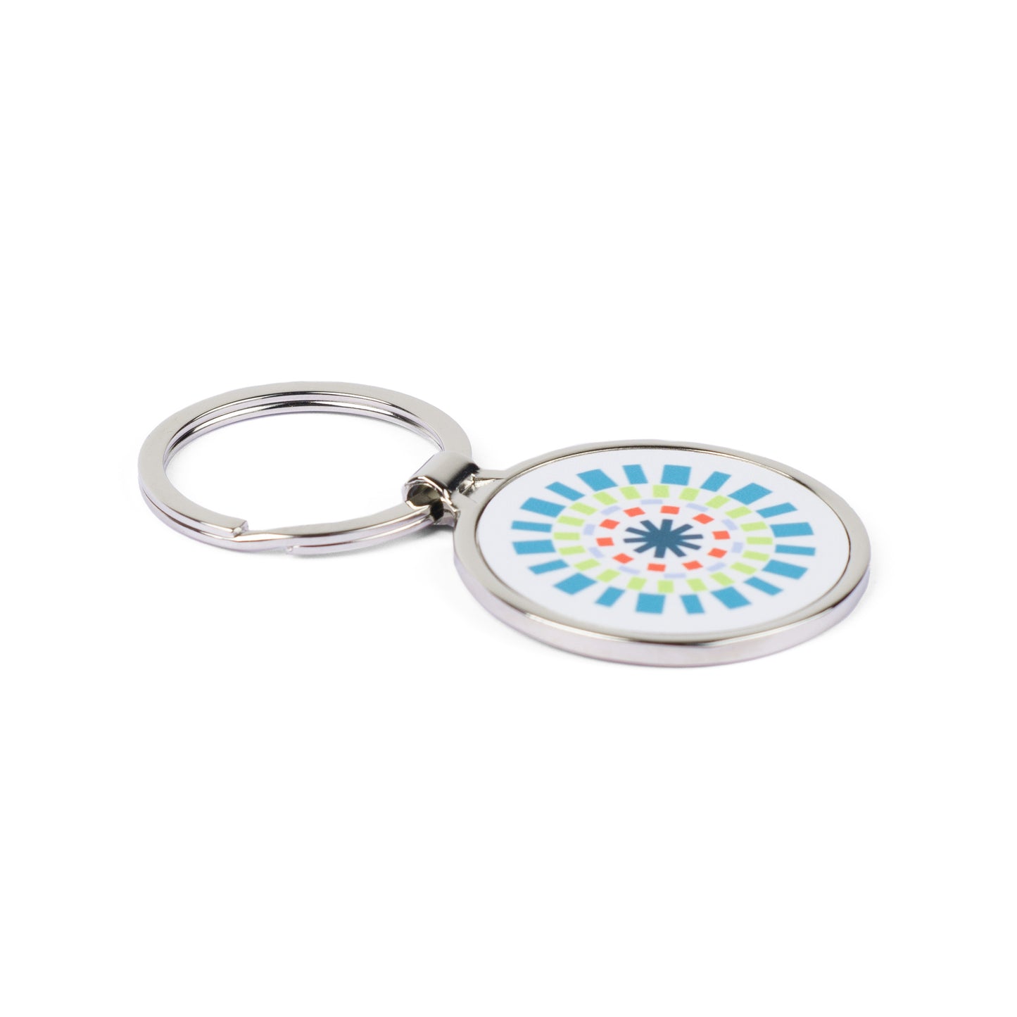 Keyring Silver Circular