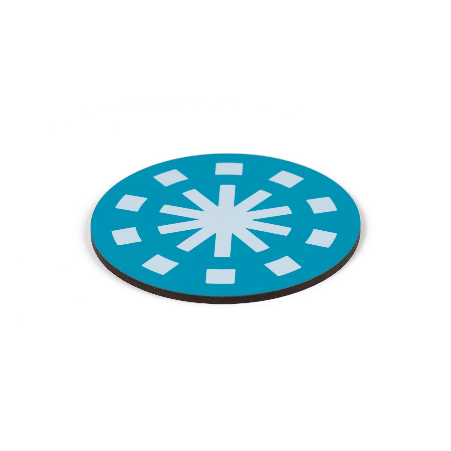 Round Wooden Hardboard Coaster
