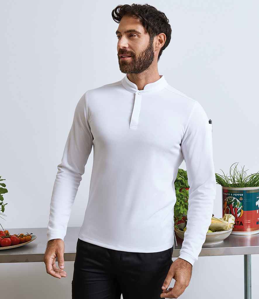 Premier Essential Coolchecker® Long Sleeve Chef's Shirt
