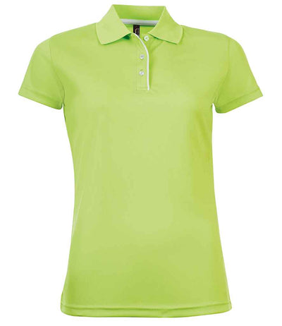 SOL'S Ladies Performer Piqué Polo Shirt - Apple Green