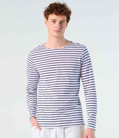SOL'S Marine Long Sleeve Striped T-Shirt