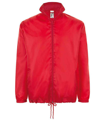 SOL'S Unisex Shift Windbreaker Jacket - Red