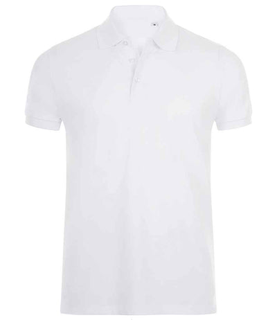 SOL'S Phoenix Piqué Polo Shirt - White