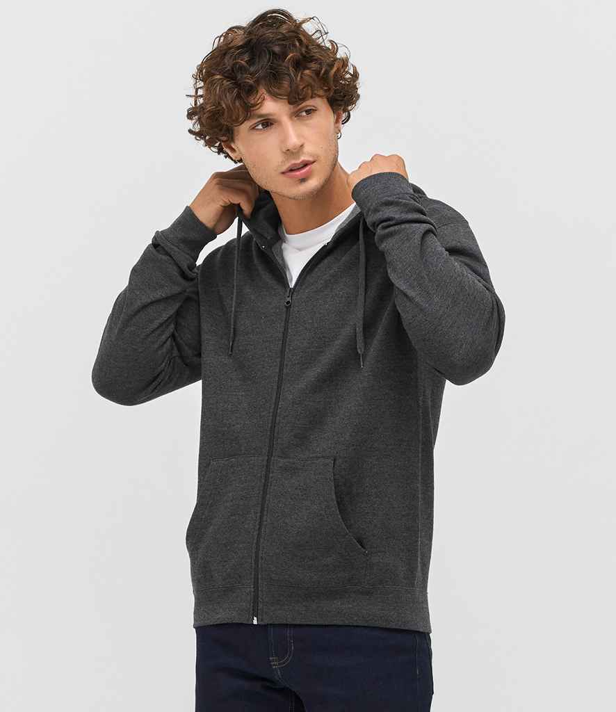 SOL'S Stone Zip Hooded Sweatshirt