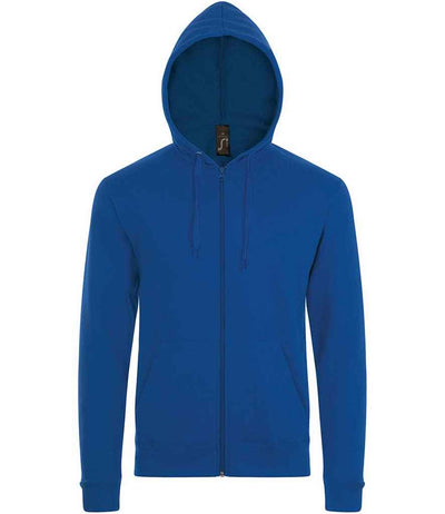SOL'S Stone Zip Hooded Sweatshirt - Royal Blue