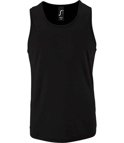 SOL'S Sporty Performance Tank Top - Black