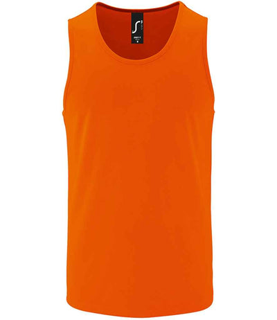 SOL'S Sporty Performance Tank Top - Neon Orange