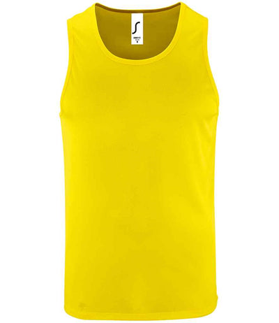 SOL'S Sporty Performance Tank Top - Neon Yellow