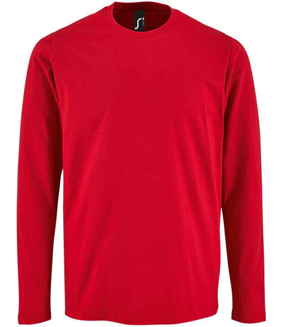 SOL'S Imperial Long Sleeve T-Shirt - Red