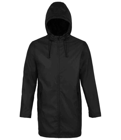 NEOBLU Antoine Wax Parka Jacket - Deep Black