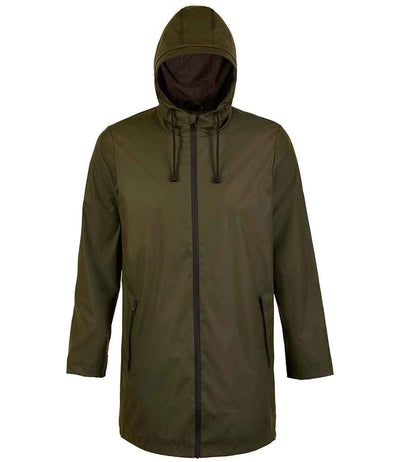 NEOBLU Antoine Wax Parka Jacket - Deep Khaki