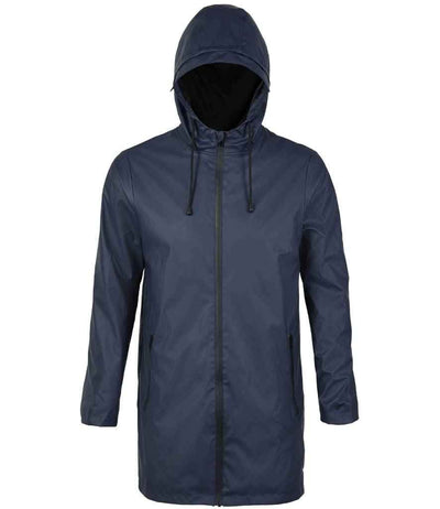 NEOBLU Antoine Wax Parka Jacket - Night Blue