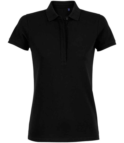 NEOBLU Ladies Owen Piqué Polo Shirt - Deep Black