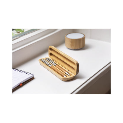 Bamboo ballpen and rollerpen