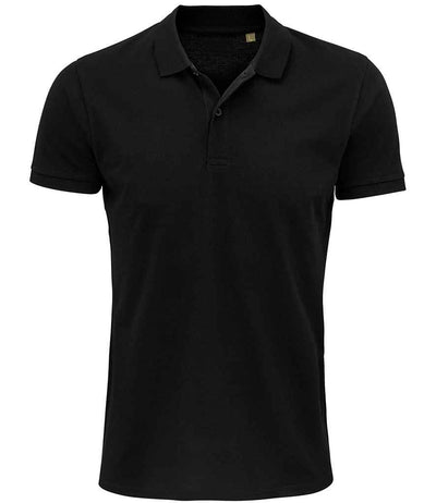 SOL'S Planet Organic Piqué Polo Shirt - Black