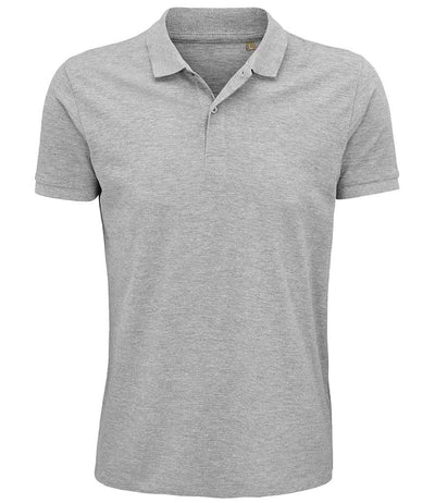 SOL'S Planet Organic Piqué Polo Shirt - Grey Marl