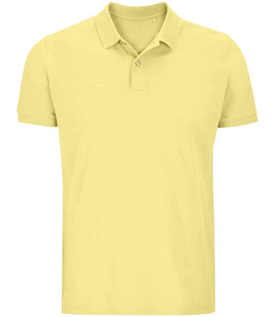 SOL'S Planet Organic Piqué Polo Shirt - Light Yellow