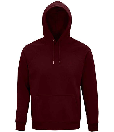 SOL'S Unisex Stellar Organic Hoodie - Burgundy