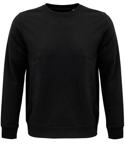 SOL'S Unisex Comet Organic Sweatshirt - Black