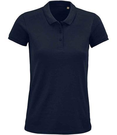 SOL'S Ladies Planet Organic Piqué Polo Shirt - French Navy