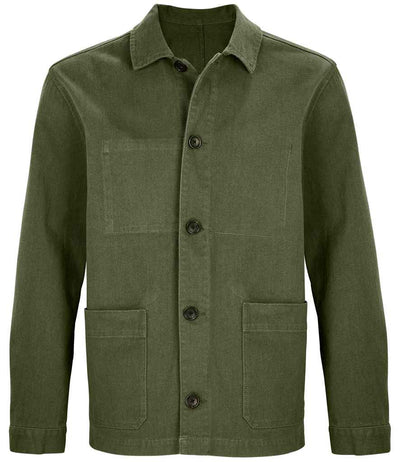 NEOBLU Mael Workwear Utility Jacket - Deep Khaki