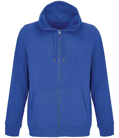 SOL'S Unisex Calipso Eco Friendly Full Zip Hoodie - Royal Blue
