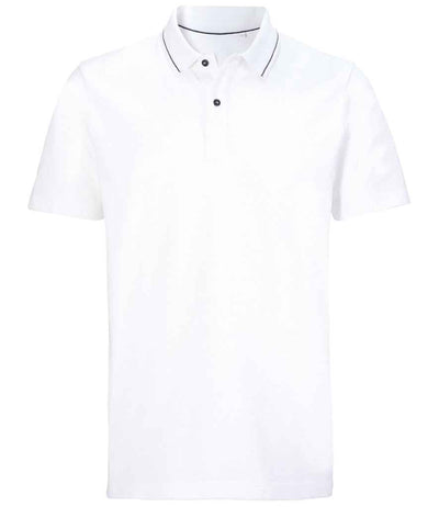 NEOBLU Unisex Orel Piqué Polo Shirt - Optic White
