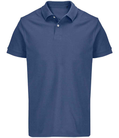 SOL'S Unisex Pacific Twin Piqué Polo Shirt - Denim