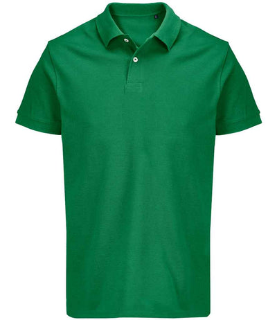 SOL'S Unisex Pacific Twin Piqué Polo Shirt - Kelly Green
