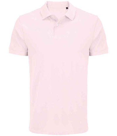 SOL'S Unisex Pacific Twin Piqué Polo Shirt - Pale Pink