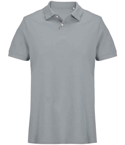 SOL'S Unisex Pacific Twin Piqué Polo Shirt - Pure Grey