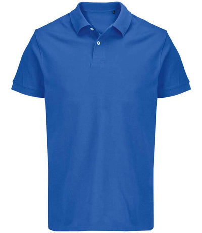 SOL'S Unisex Pacific Twin Piqué Polo Shirt - Royal Blue
