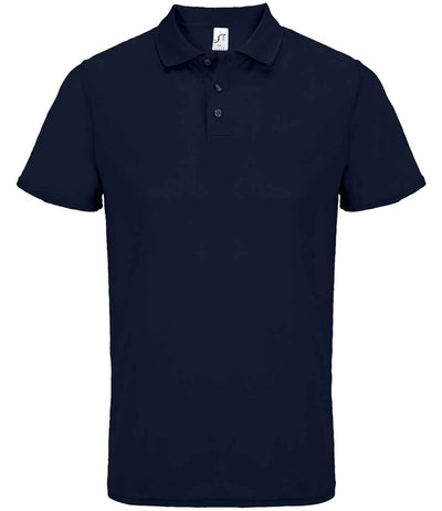 SOL'S Unisex Pitcher Recycled Polyester Piqué Polo Shirt - French Navy
