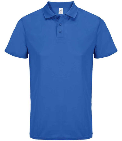 SOL'S Unisex Pitcher Recycled Polyester Piqué Polo Shirt - Royal Blue