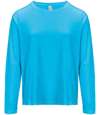 SOL'S Ladies Monarch Long Sleeve T-Shirt - Aqua