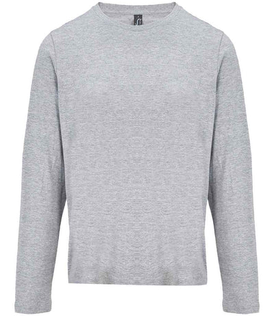 SOL'S Ladies Monarch Long Sleeve T-Shirt - Grey Marl