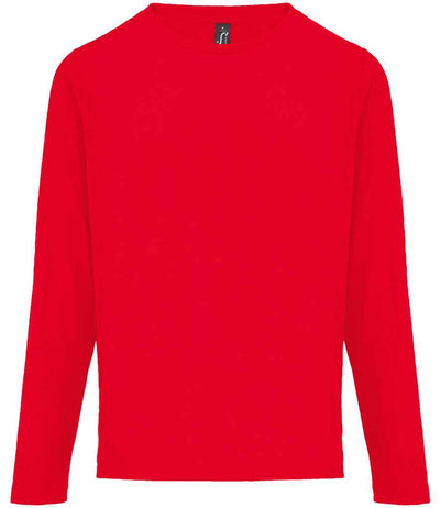 SOL'S Ladies Monarch Long Sleeve T-Shirt - Red