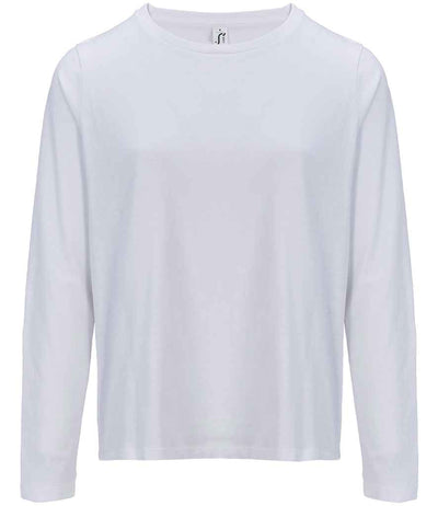 SOL'S Ladies Monarch Long Sleeve T-Shirt - White
