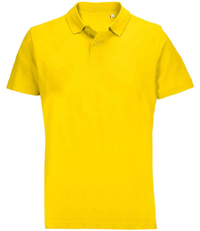 SOL'S Unisex Pulse Twin Piqué Polo Shirt - Gold
