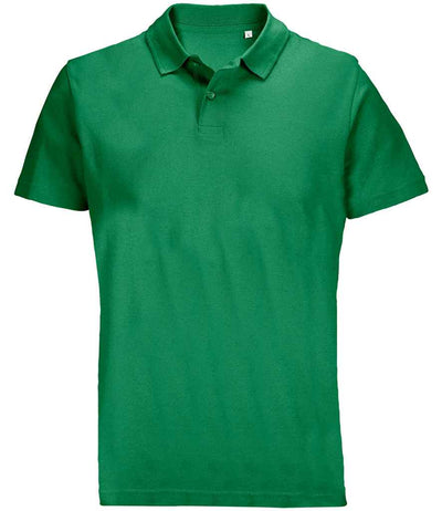 SOL'S Unisex Pulse Twin Piqué Polo Shirt - Kelly Green