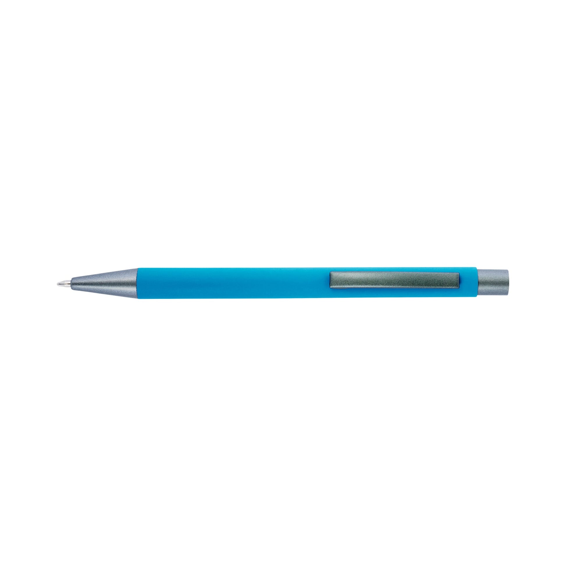 Ballpen with rubber finish