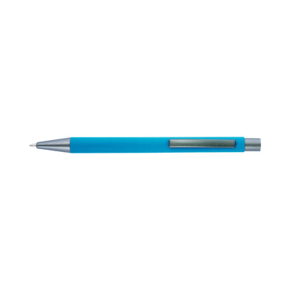 Ballpen with rubber finish