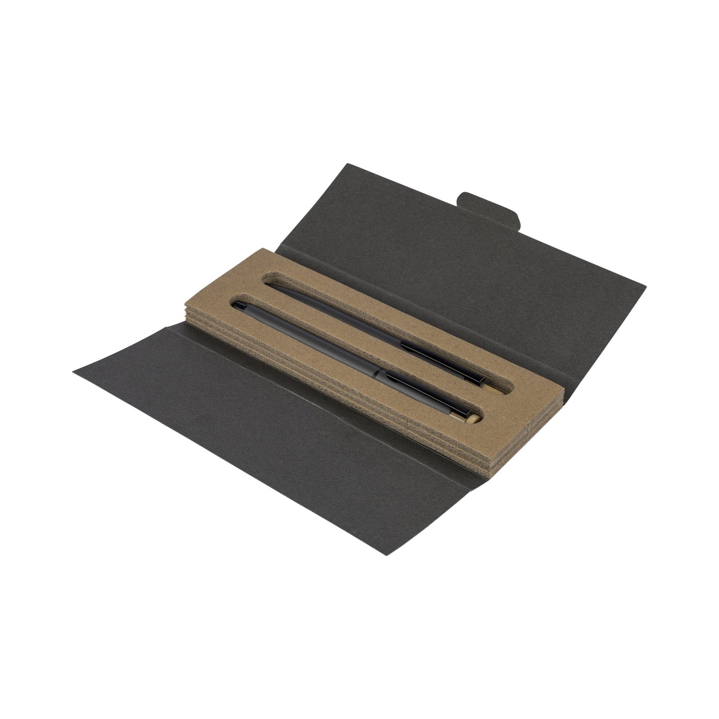 Recycled aluminium pen set
