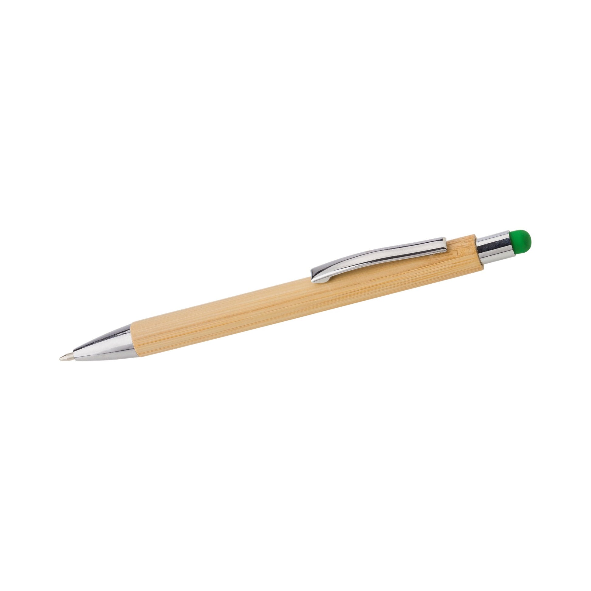 Bamboo and plastic ballpen