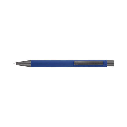 Ballpen with rubber finish