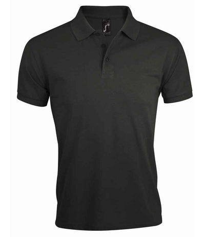 SOL'S Prime Poly/Cotton Piqué Polo Shirt - Dark Grey