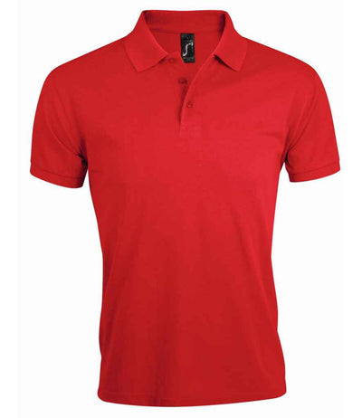 SOL'S Prime Poly/Cotton Piqué Polo Shirt - Red