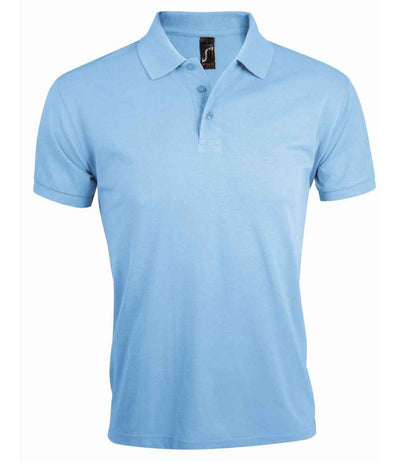 SOL'S Prime Poly/Cotton Piqué Polo Shirt - Sky Blue