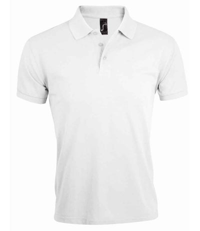 SOL'S Prime Poly/Cotton Piqué Polo Shirt - White